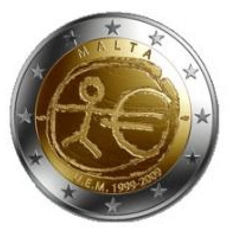 Malta 2 Euro 2009 Europese Monetaire Unie Malta Landen Eurocoinhouse