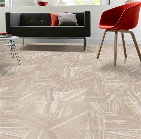 Streaky Jaspe Style Vinyl Sheet Flooring Could Be Great For A Retro