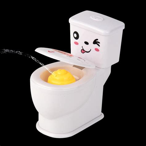 Satın Alın Gouzi Mini Funny Prank Squirt Spray Water Toilet Closestool Joke Gag Toy Desktop