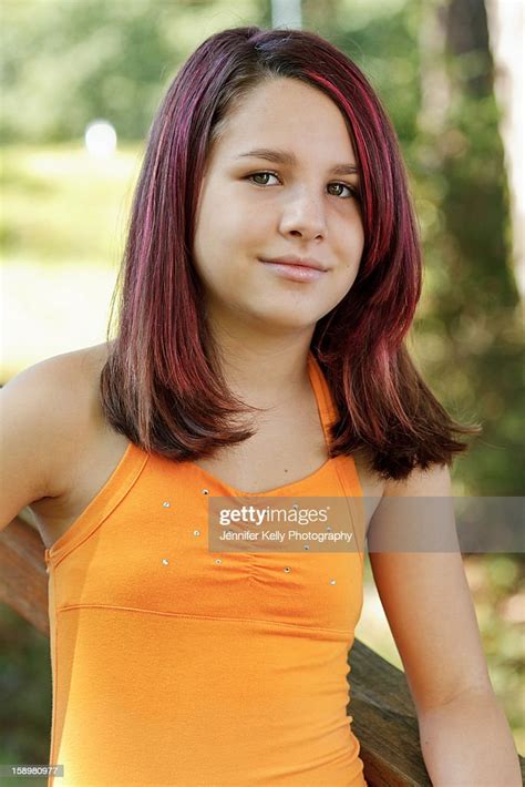 Young Smirky Female Teen With Pink Highlights Photo Getty Images