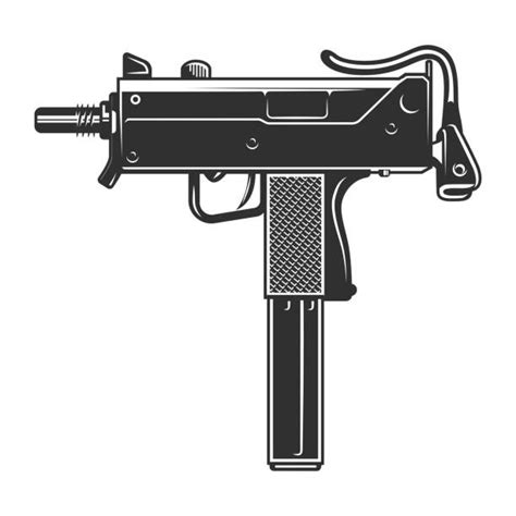 Top Uzi Submachine Gun Clip Art Vector Graphics And Illustrations Istock