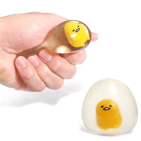 Gudetama Lazy Egg Squishy Anti Stress Toy Ball Autism Antistress Clear