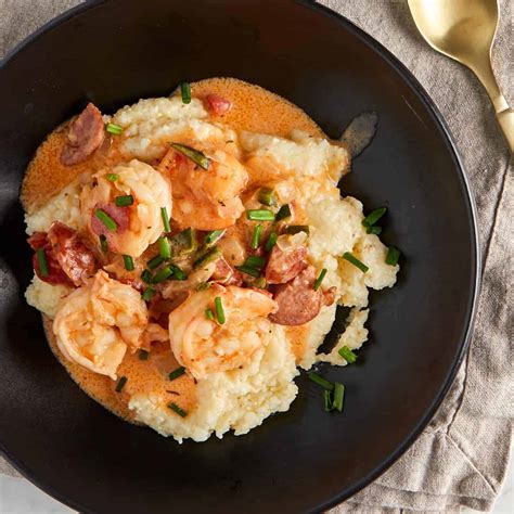 southern style shrimp and grits with andouille sausage casual epicure