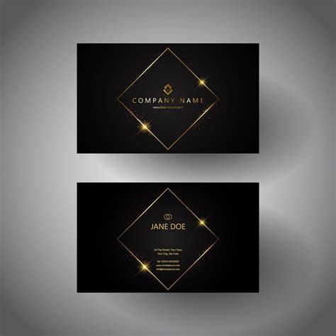 Elegant Business Card Design 686702 Vector Art At Vecteezy