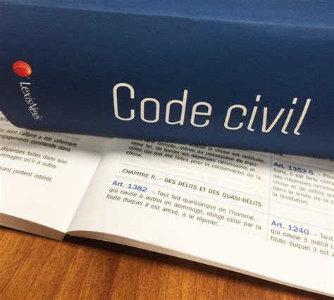 Article 1382 Du Code Civil Ancien - [Code Civil 2017] 500 articles créés ou modifiés, découvrez des