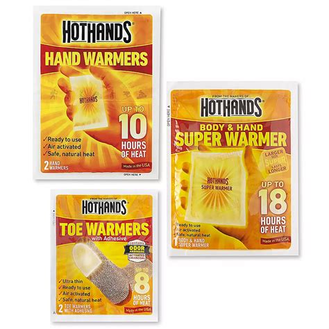 Hothands Hand Warmers Toe Warmers In Stock Uline