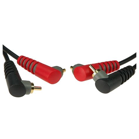 Klotz Angled Rca Rca Cable Set 3m Gear4music