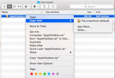 How To Extract Rar Files On Mac Osx Appletoolbox