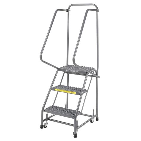 Ballymore H318g Steel Standard Rolling Ladder With Spring Loaded