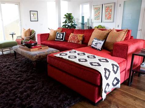 Decorate your living room around your red leather couch or sofa in a way that makes it a prominent piece in the room or in a way that minimizes the bold color. Adorable Red Sofas Creating a Modern Impression of Living Room