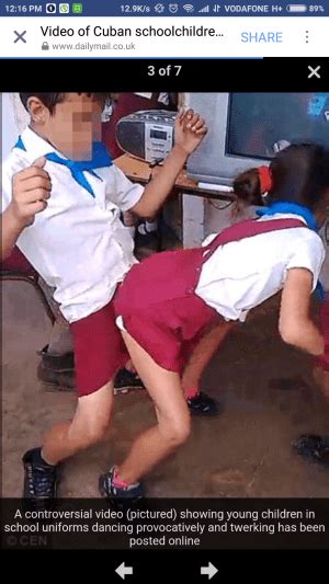 A Video Of Obscene Dance By Small Cuban Students In School Brew An