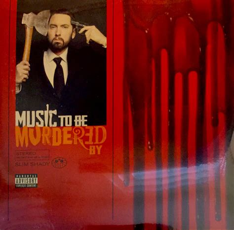 Eminem Slim Shady Music To Be Murdered By 2020 Red W Black