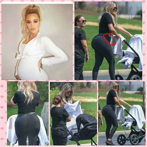 Khloe Kardashian Spotted Flaunting Her Massive Post Baby Bum And Tummy
