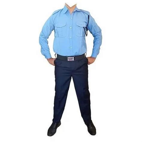 Poly Cotton Regular Fit Mens Security Uniform Size M Xxl At Rs 550