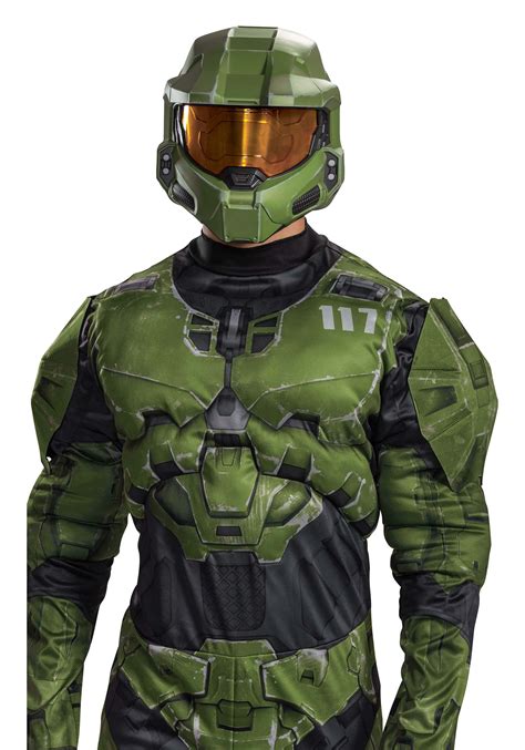 Master Chief Halo Officer John 117 Military Soldier Halloween Dlx Adult