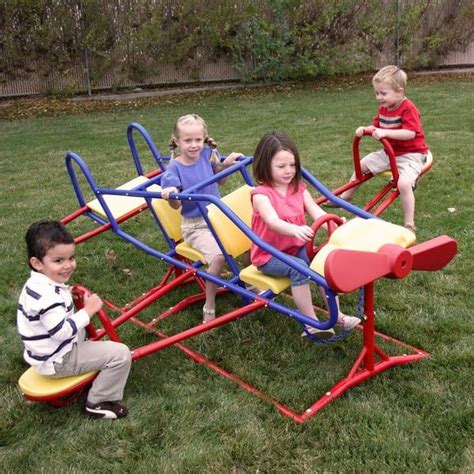 Lifetime Ace Flyer Multi Color Airplane Outdoor Teeter Totter Kids