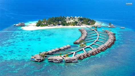 Maldive Islands Resort Wallpaper X