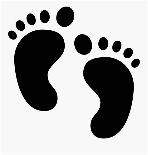 Baby Footprints Png Foot Print Free Transparent Clipart Clipartkey