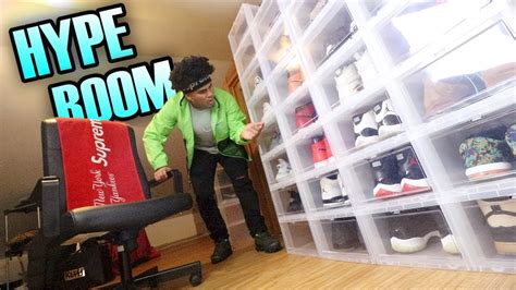 My Insane New Hype Room Tour I Show My Sneaker Collection Youtube