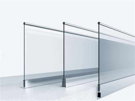 outdoor railing metal glass panel for balcony pauli france glass handrail glass