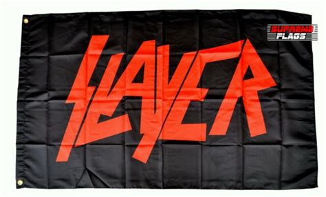 Slayer Flag 3x5 Ft Banner Metal Rock Music Band Ebay