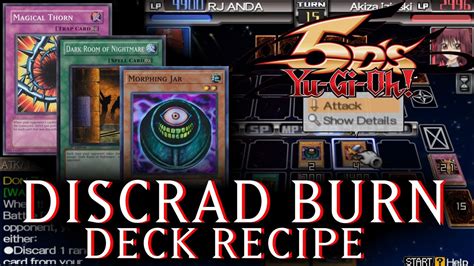 Discard Burn Deck Recipe Drop Off Deck Yu Gi Oh 5d`s Tag Force 4 38 Youtube
