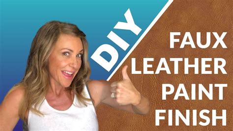 New Diy Faux Leather Paint Finish Youtube Faux Leather Walls
