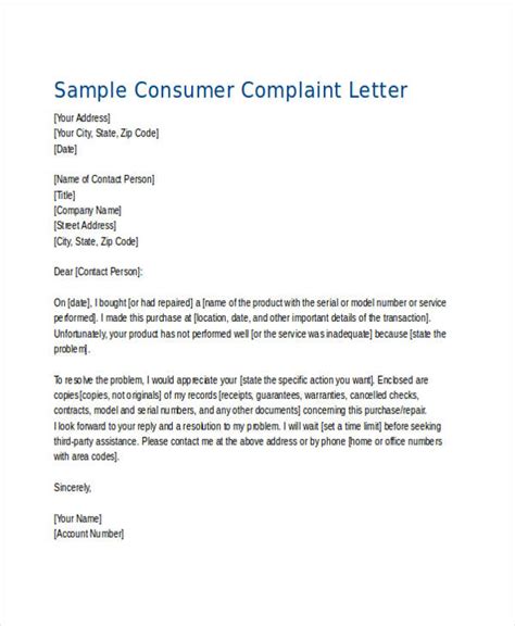 How To Complaint Letter Sample 32 Complaint Letter Examples