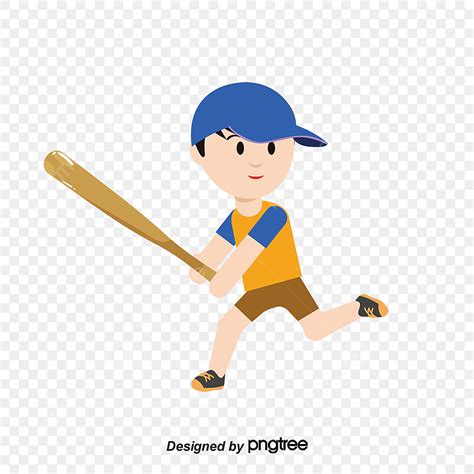 Cricket Player Vector Hd Png Images Cartoon Playing Cricket Players