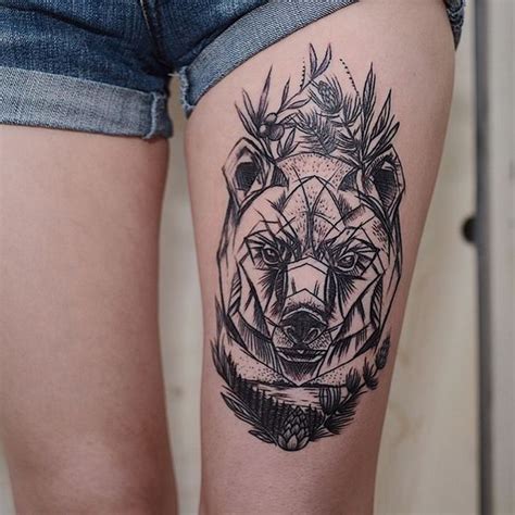 36 Grizzly Bear Tattoo Designs With Meaning
