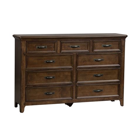 Saddlebrook 9 Drawer Dresser 184 Br31 By Liberty Furniture At Bruce