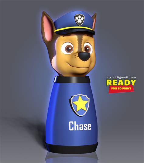 Chase Paw Patrol 3d Print Models In Animals 3dexport