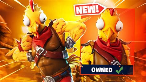 New Fortnite Chicken Skin Is Amazing Youtube