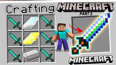 Making Powerful Weapons In Minecraft Minecraft Gameplay 2 Youtube