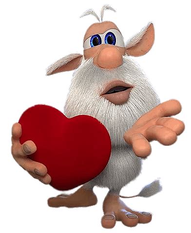 He explores the world without anger or however, this doesn't satisfy booba's curiosity, so his adventures will continue in the upcoming series. Check out this transparent Booba holding heart PNG image