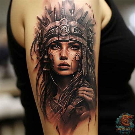 a symbol of strength the fascinating meaning behind the female warrior tattoo 40 designs