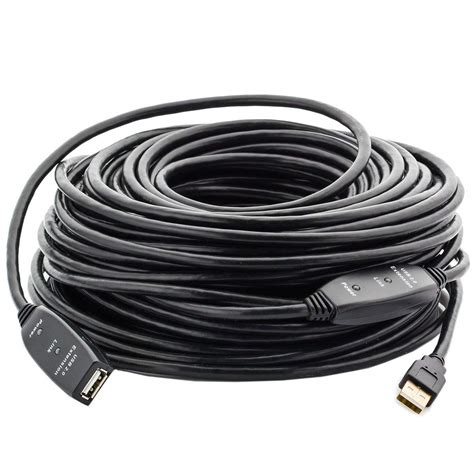 Mutecpower 30m Usb 20 Male To Female Cable With 2 Extention Chipsets