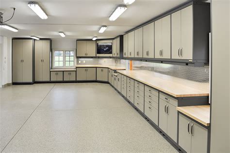 Garage cabinets, shelving and other solutions are available to help you get a handle on the an empty wall in the garage is all you need for your storage inspiration. Custom Steel Garage Cabinets, Miami Garage Cabinet System