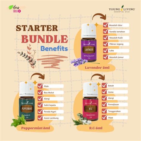 Jual Young Living Essential Oil Rc Lavender Peppermint Shopee