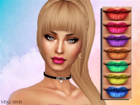 Ruby Lipstick At Msq Sims Sims 4 Updates