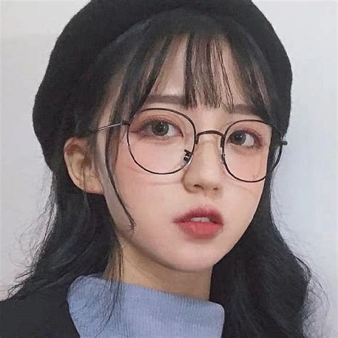 Japanese Softgirl Glasses By12006 Cute Girl With Glasses Short Hair Glasses Ulzzang Glasses