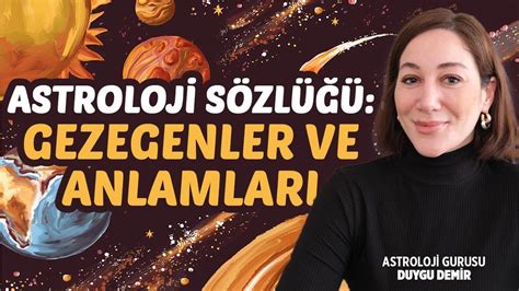 Astroloji S Zl Gezegenler Ve Anlamlar Astroloji Gurusu Youtube