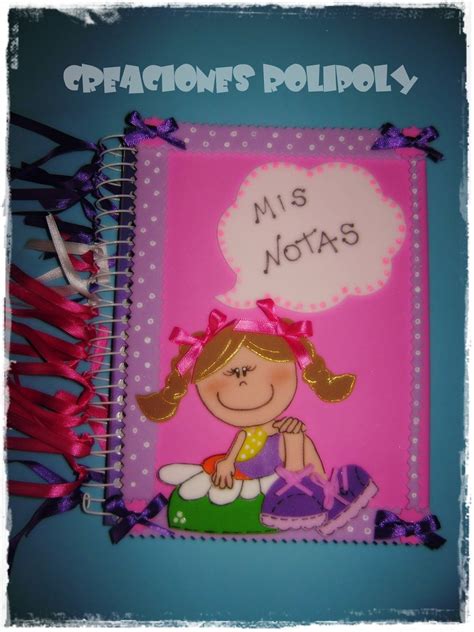 Creaciones Rolipoly Cuaderno Decorado