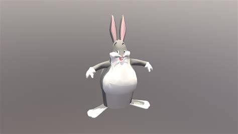 bugs bunny big chungus meme download free 3d model by l3gap4 [1d10a18] sketchfab