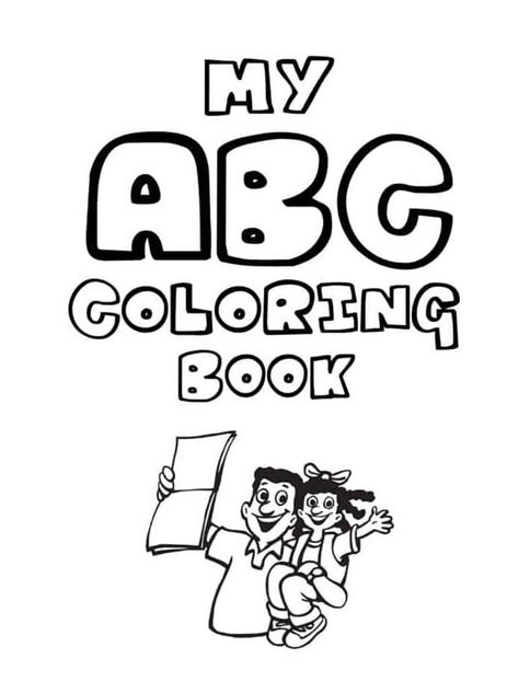Simple Abc Coloring Page Free Printable Coloring Pages For Kids
