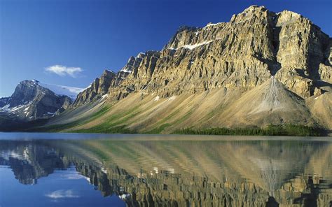 Papel De Parede Rocky Mountains Bow Lake Visualização