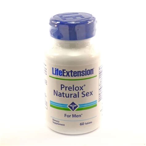 shop prelox natural sex for men by life extension 60 tablets overstock 27213387