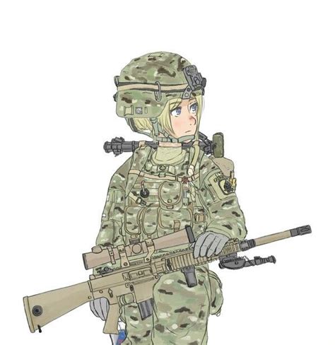 無題 パ Pixiv Anime Military Military Girl Character Art Character