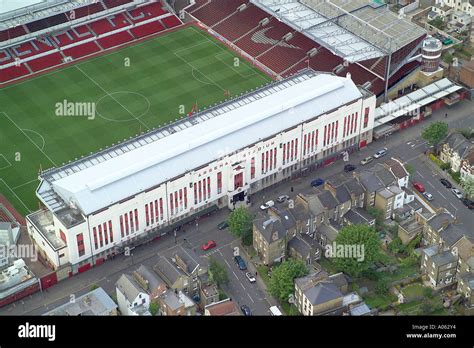 Luftaufnahme Des Arsenal Football Club In London Zeigt Die Highbury