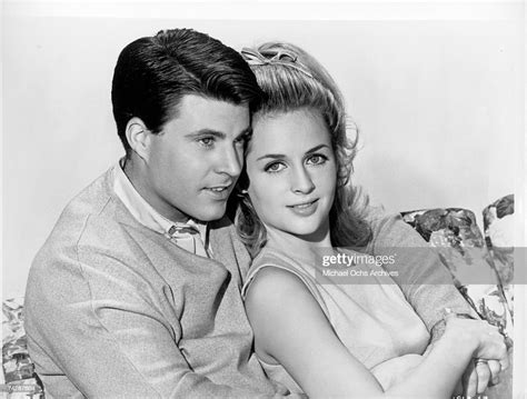 Pop Singer Rick Nelson And His Wife Kristin Nelson Pose For A News